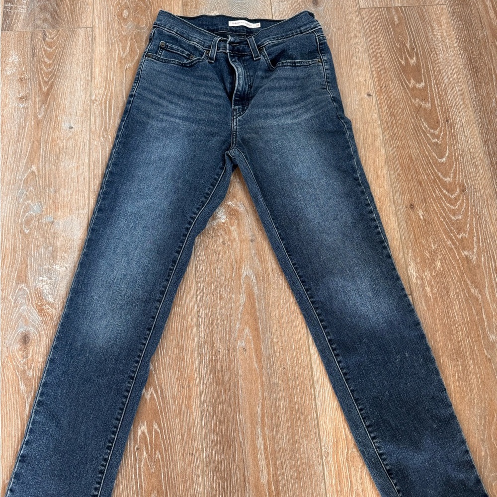Levi's Dark Blue High Rise Jeans